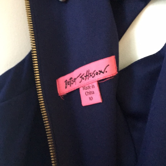 Betsey Johnson Blue Dress with Cutouts - Picture 5 of 6